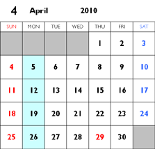 ２０１０年４月