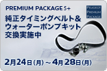 純正タイミングベルト＆ウォーターポンプキット 交換実施中_サムネール