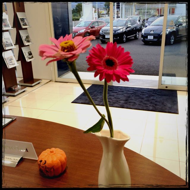 受付カウンター