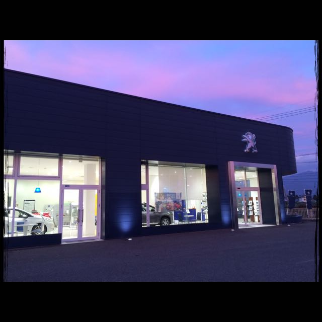 ショールームからの景色