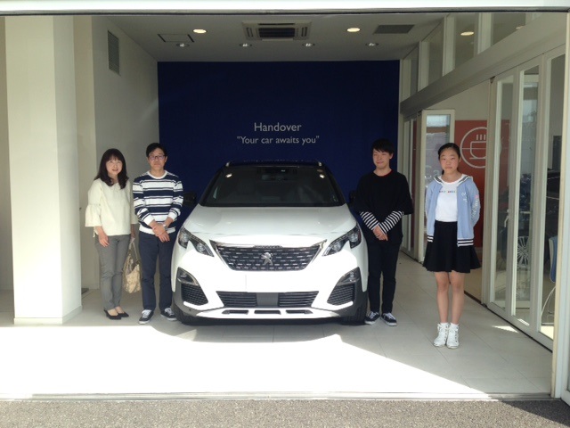 3008ご納車ありがとうございました。