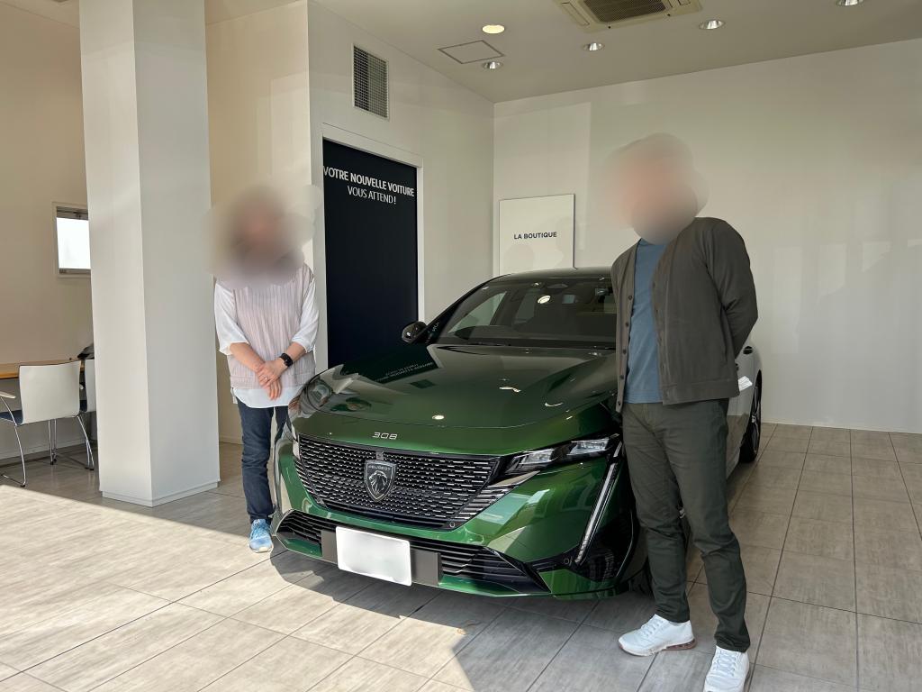 新型３０８御納車致しました(*^^)v